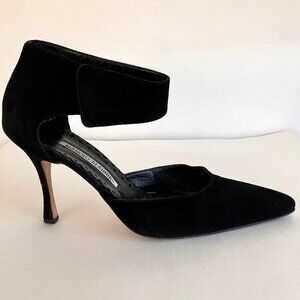 Manolo Blahnik Black High Heel Shoes - Size 8